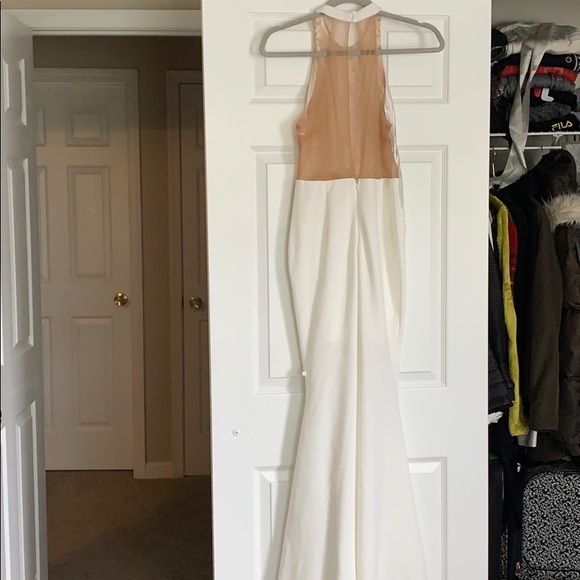 ASOS Love Triangle Mesh Top Maxi w/ Thigh Split - Picture 14 of 15